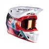 KASK MOTOCYKLOWY Z GOGLAMI LEATT KIT MOTO 8.5 ROYAL BLUE RED M